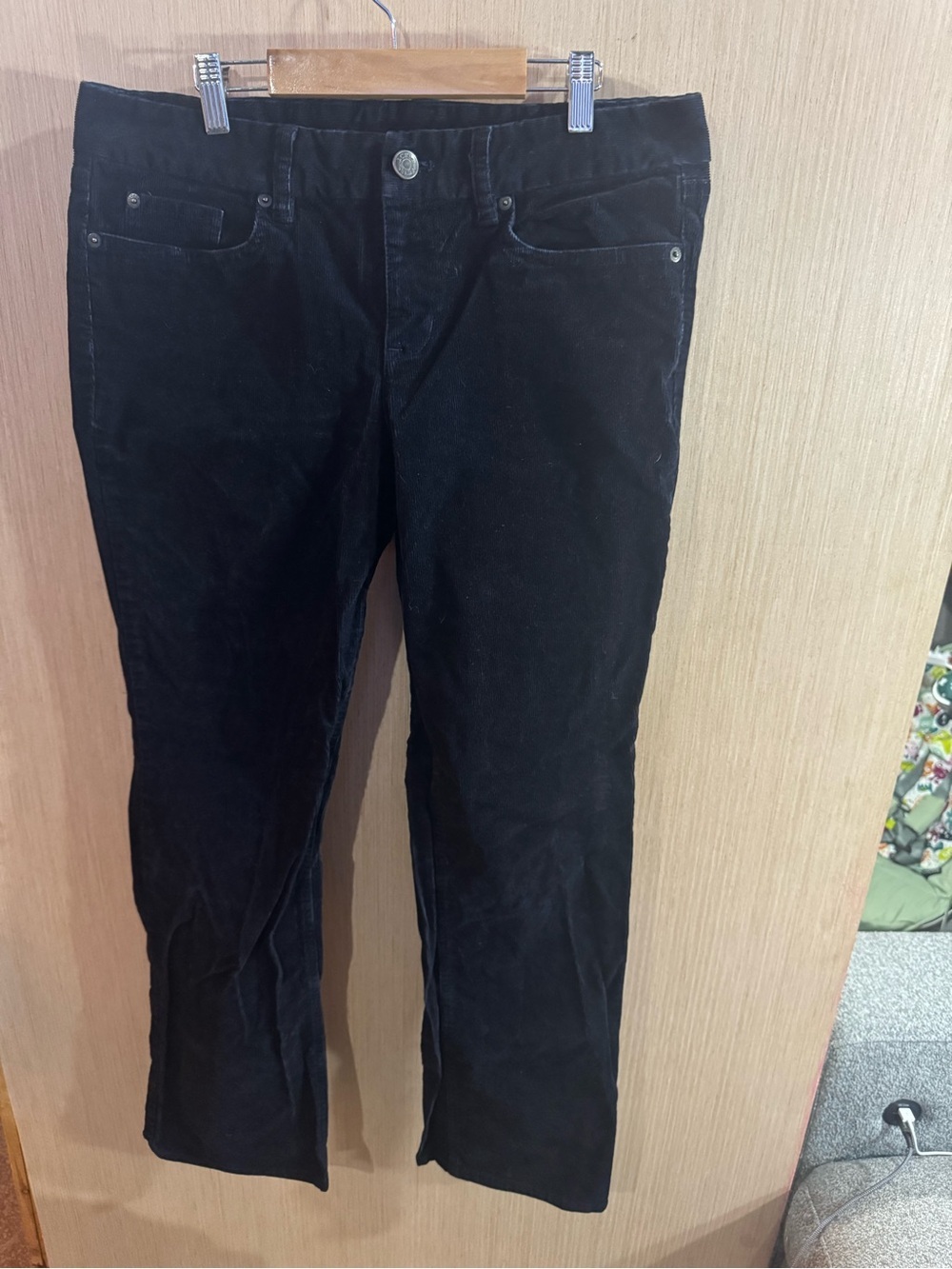 Women's J. Crew Navy Blue‎ Corduroy Bootcut Jeans Size 31